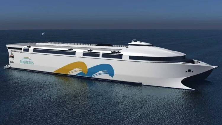 El fast ferry eléctrico mayor del mundo llegará en 2025